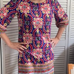 Pink Owl soft and colorful shift Small